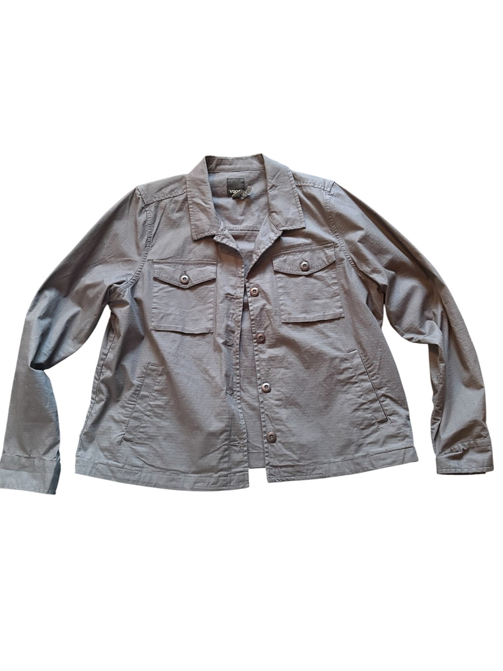 Vuori Charcoal Button-Up Shirt Jacket